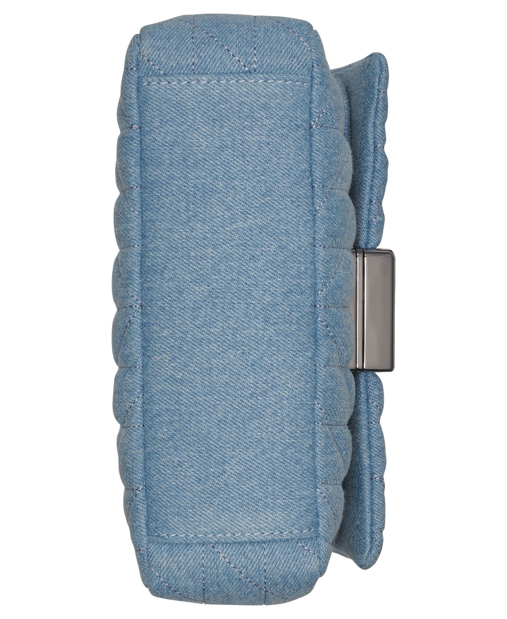 KARL LAGERFELD PARIS Lafayette Denim Crossbody, Alternate, color, Light Denim