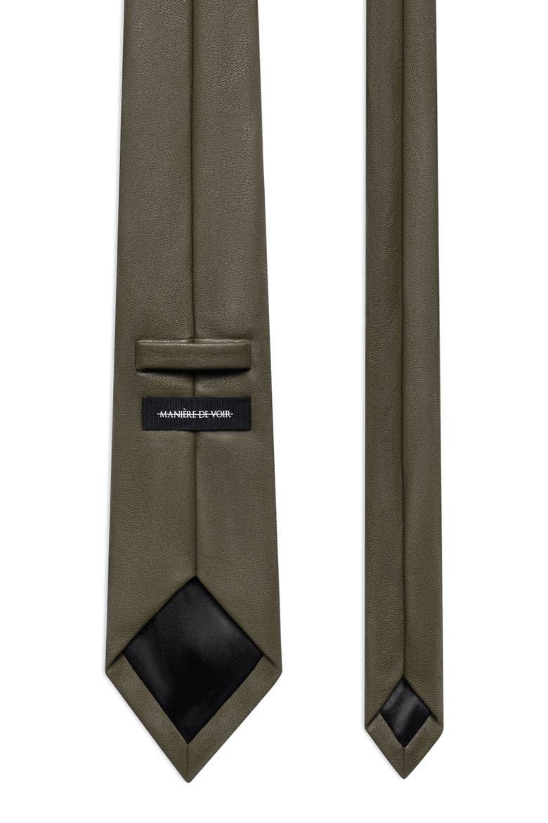 Ash Leather Tie, Alternate, color, Dark Sage