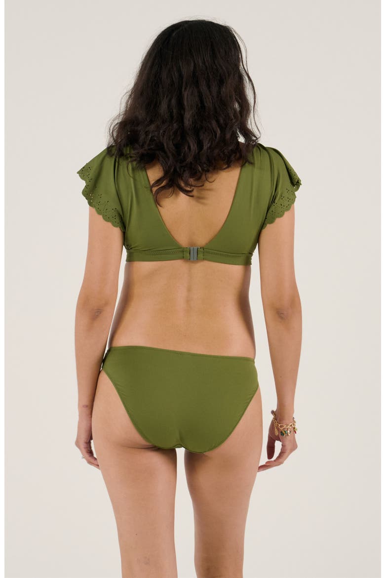 Maternity bikini Bloom, Alternate, color, Kiwi