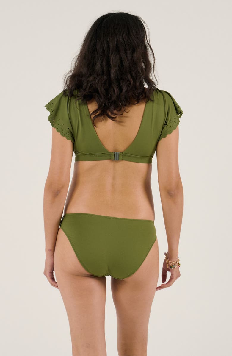 Cache Coeur Maternity bikini Bloom, Alternate, color, Kiwi