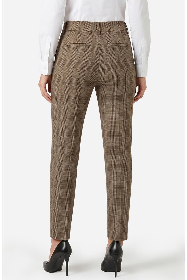 Kelsey Plaid Tapered Leg Pants, Alternate, color, DRIFTWOOD/ MULTI GLEN PLAID
