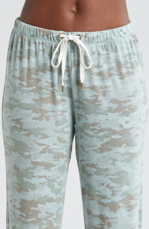 Honeydew Intimates Star Seeker Brushed Jersey Pajamas In Green