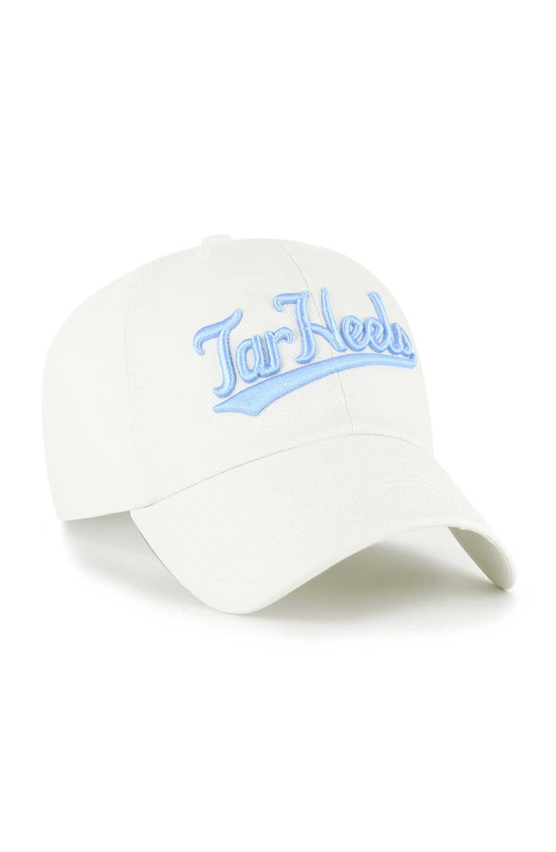 '47 Men's '47 Cream North Carolina Tar Heels Clean Up Adjustable Hat, Alternate, color, 