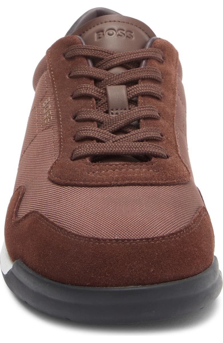 BOSS Titanium Low Top Sneaker, Alternate, color, Dark Red