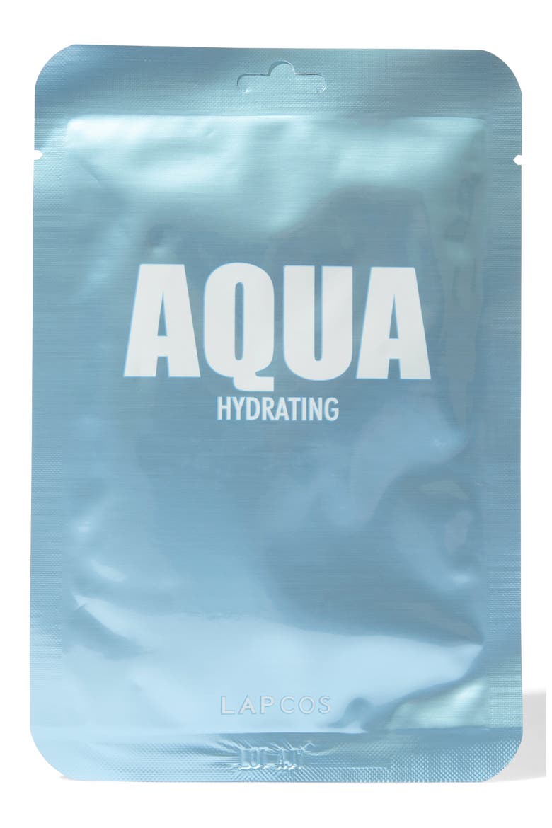 Aqua Hydrating Sheet Mask, Alternate, color, BLUE