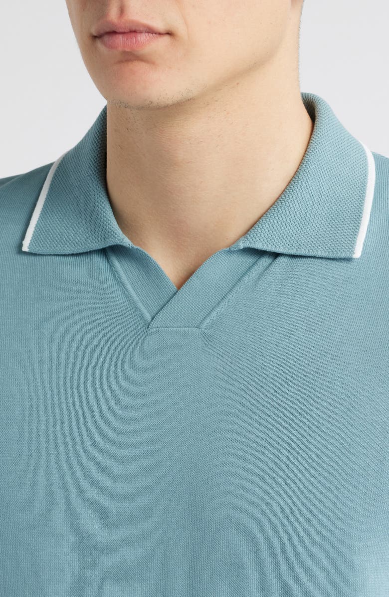 Canali Regular Fit Johnny Collar Polo, Alternate, color, Green