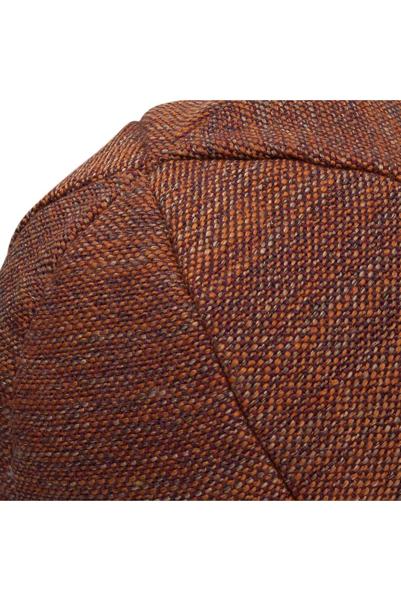 Ember Weave Earth-Toned Dimensional Indoor & Outdoor Woven Accent Pillow & Insert, Alternate, color, Ember