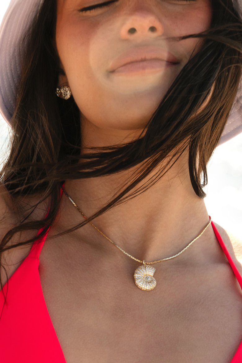 Oceans Necklace, Alternate, color, GOLD