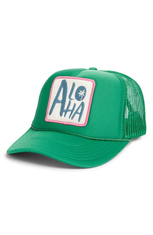 Friday Feelin Aloha Hat In Green