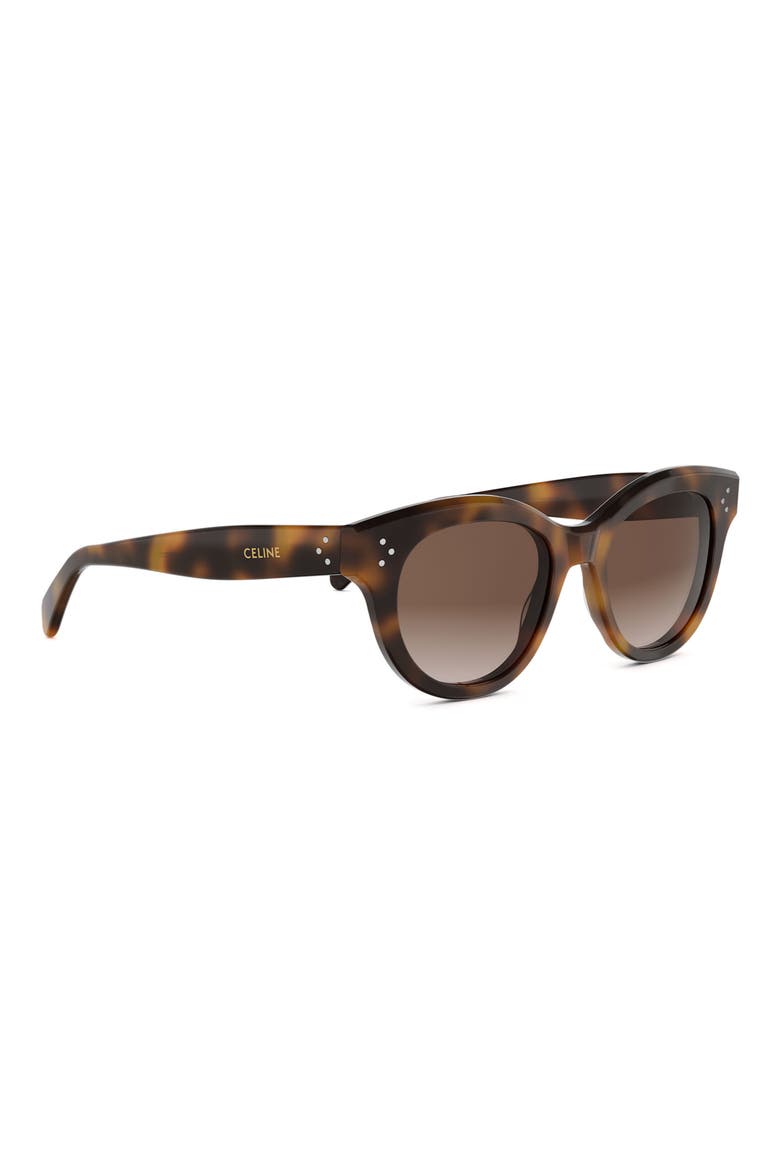 3 Dots 51mm Round Sunglasses, Alternate, color, BLONDE HAVANA / GRADIENT BROWN