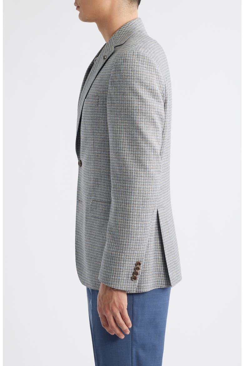 Midland Check Sport Coat, Alternate, color, GREY