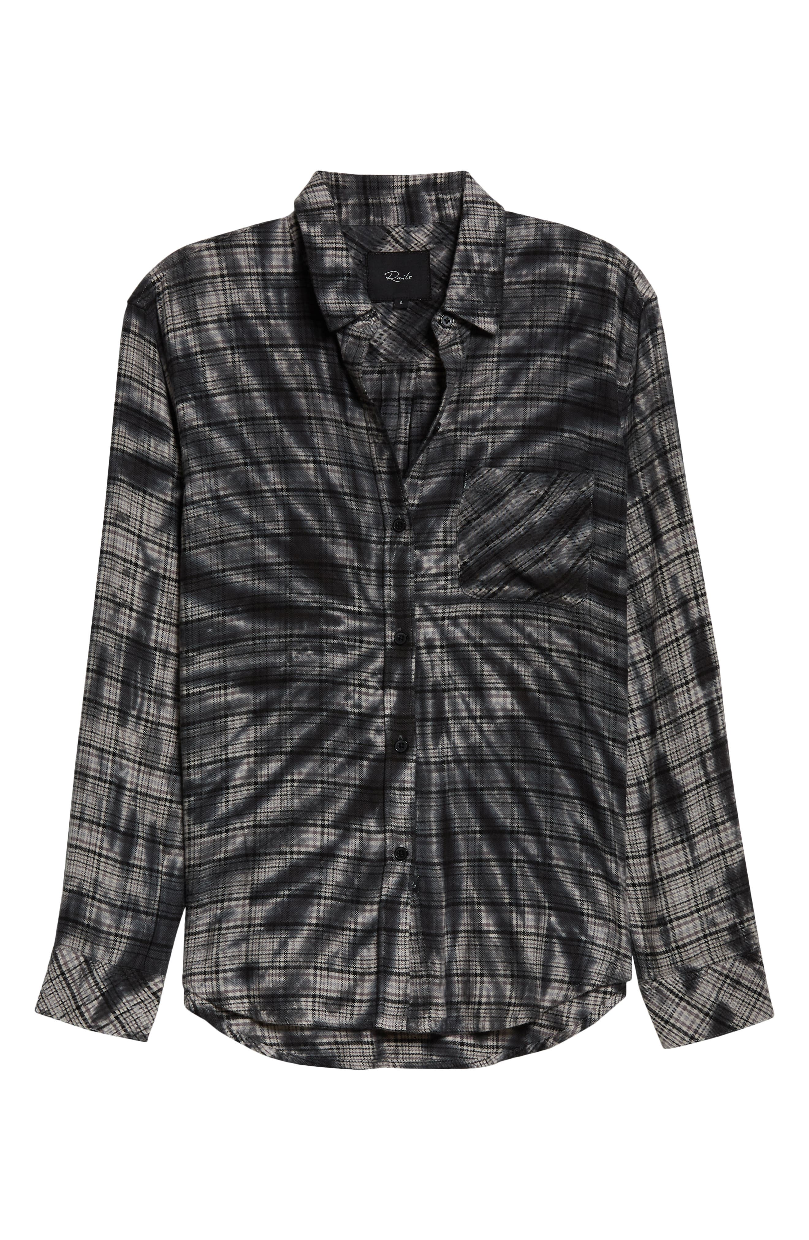Rails Milo Tie Dye Plaid Shirt (Women) | Nordstromrack