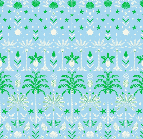 The Cat's Pajamas Pima Knit Short Set In Multi