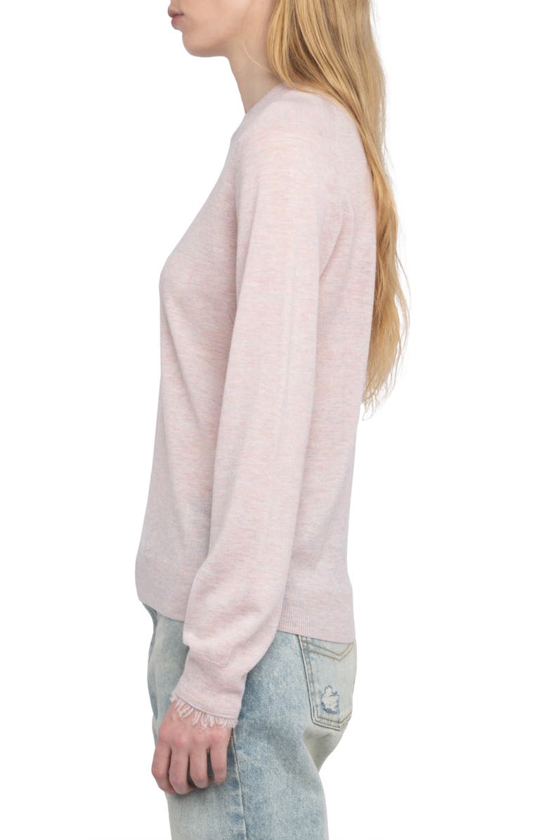 Zadig & Voltaire Ivy Crewneck Cashmere Sweater, Alternate, color,