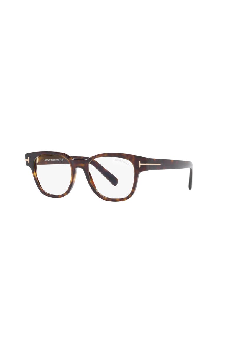 50mm Square optical glasses, Main, color, Tortoise