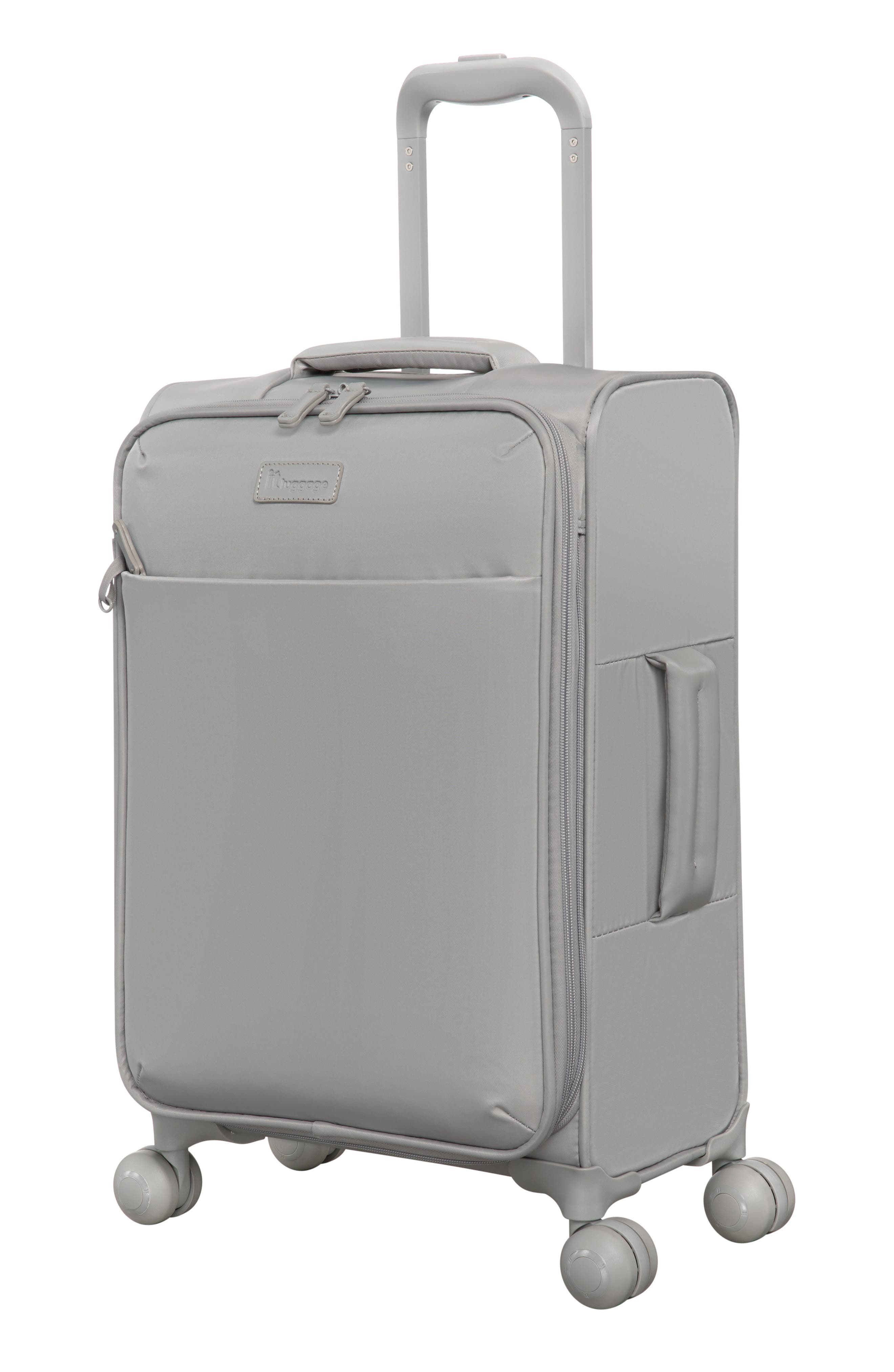 IT LUGGAGE Lustrous 22-Inch Softside Carry-On Spinner, Main, color, Elephant Skin