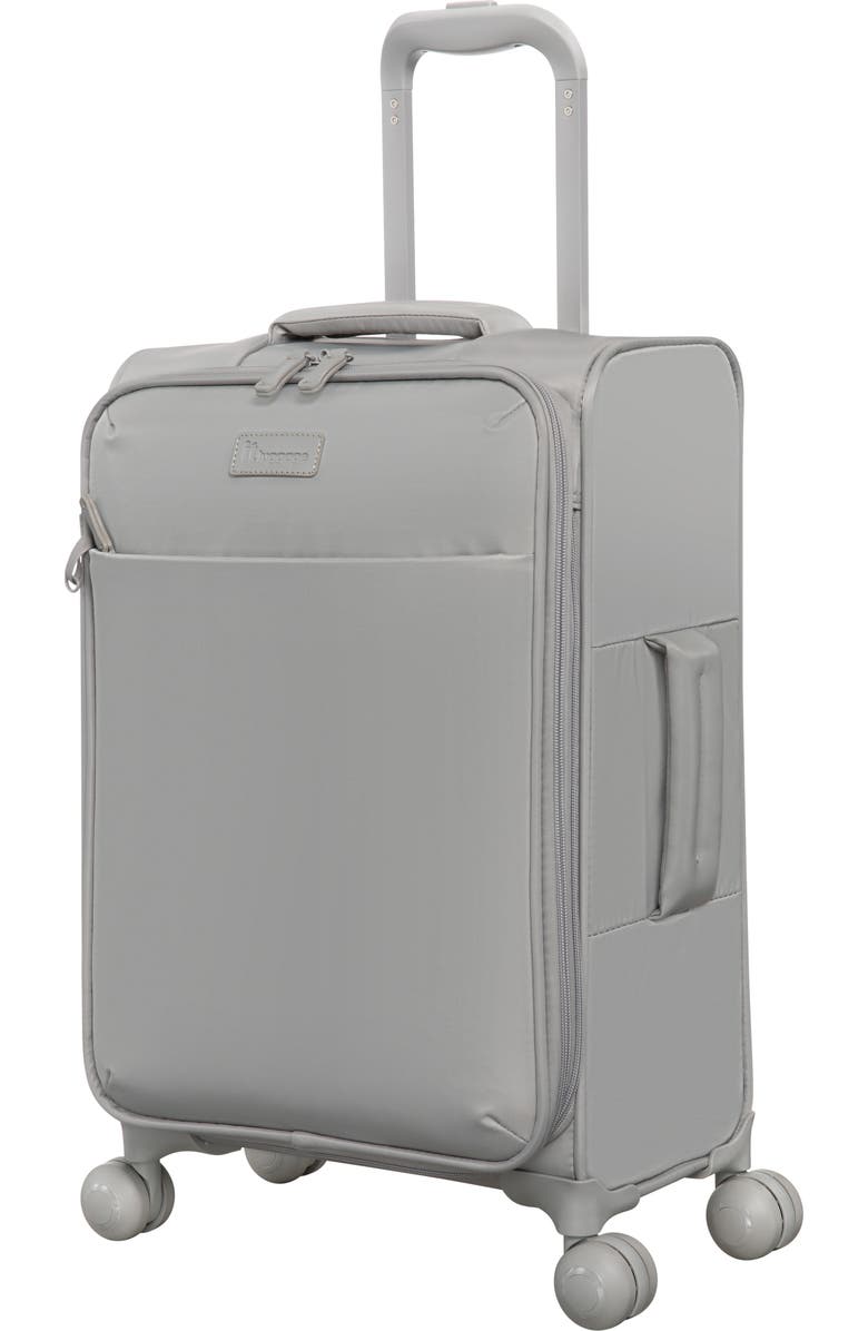IT LUGGAGE Lustrous 22-Inch Softside Carry-On Spinner, Main, color, Elephant Skin