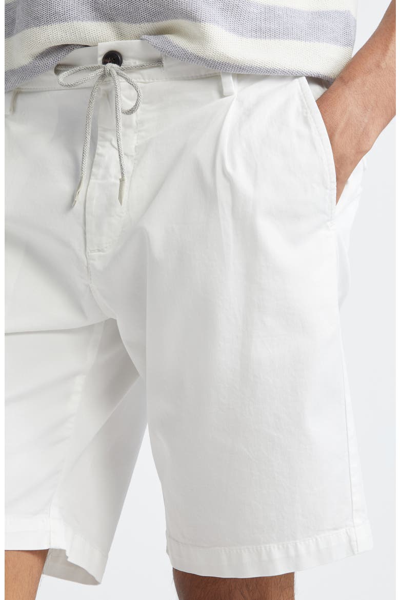 Stretch Cotton Bermuda Shorts, Alternate, color, WHITE