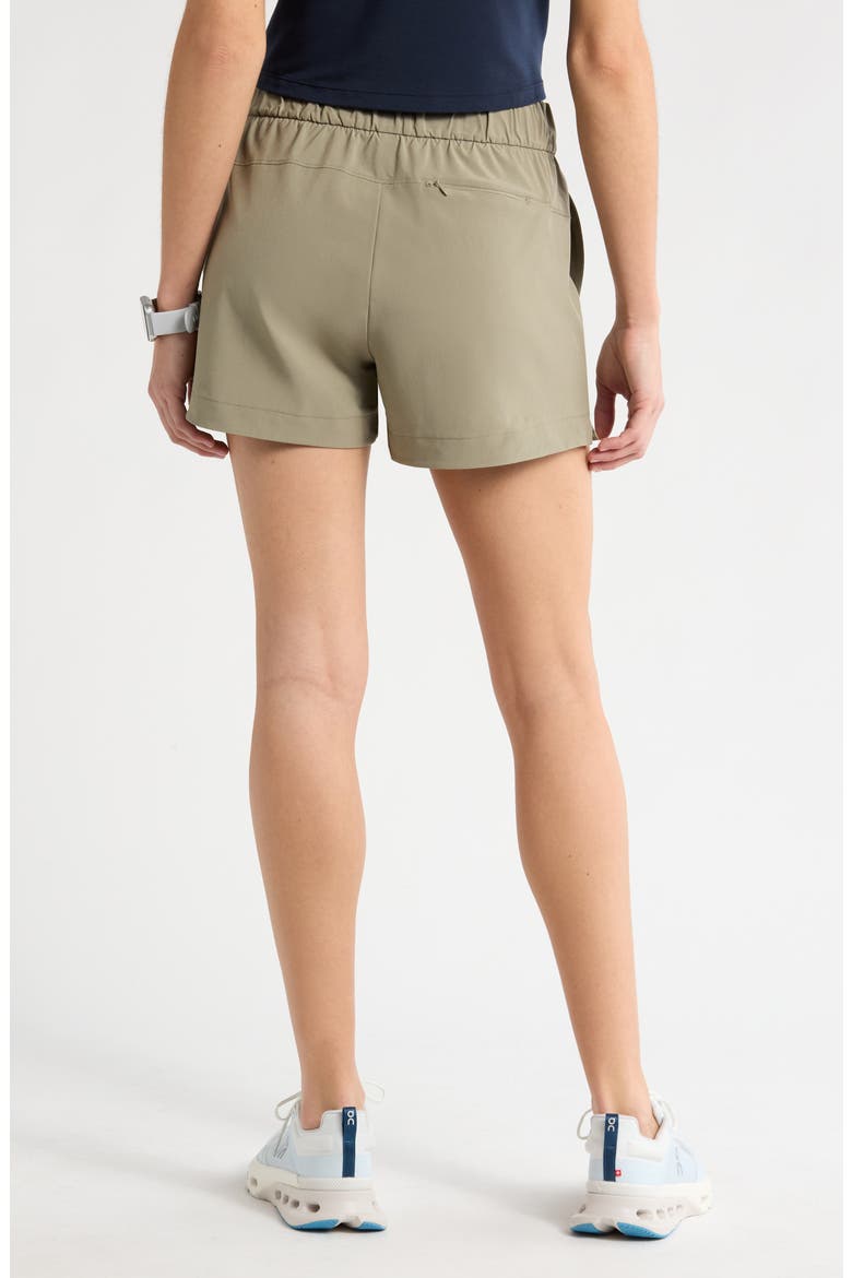Out & About Shorts, Alternate, color, GREEN VETIVER