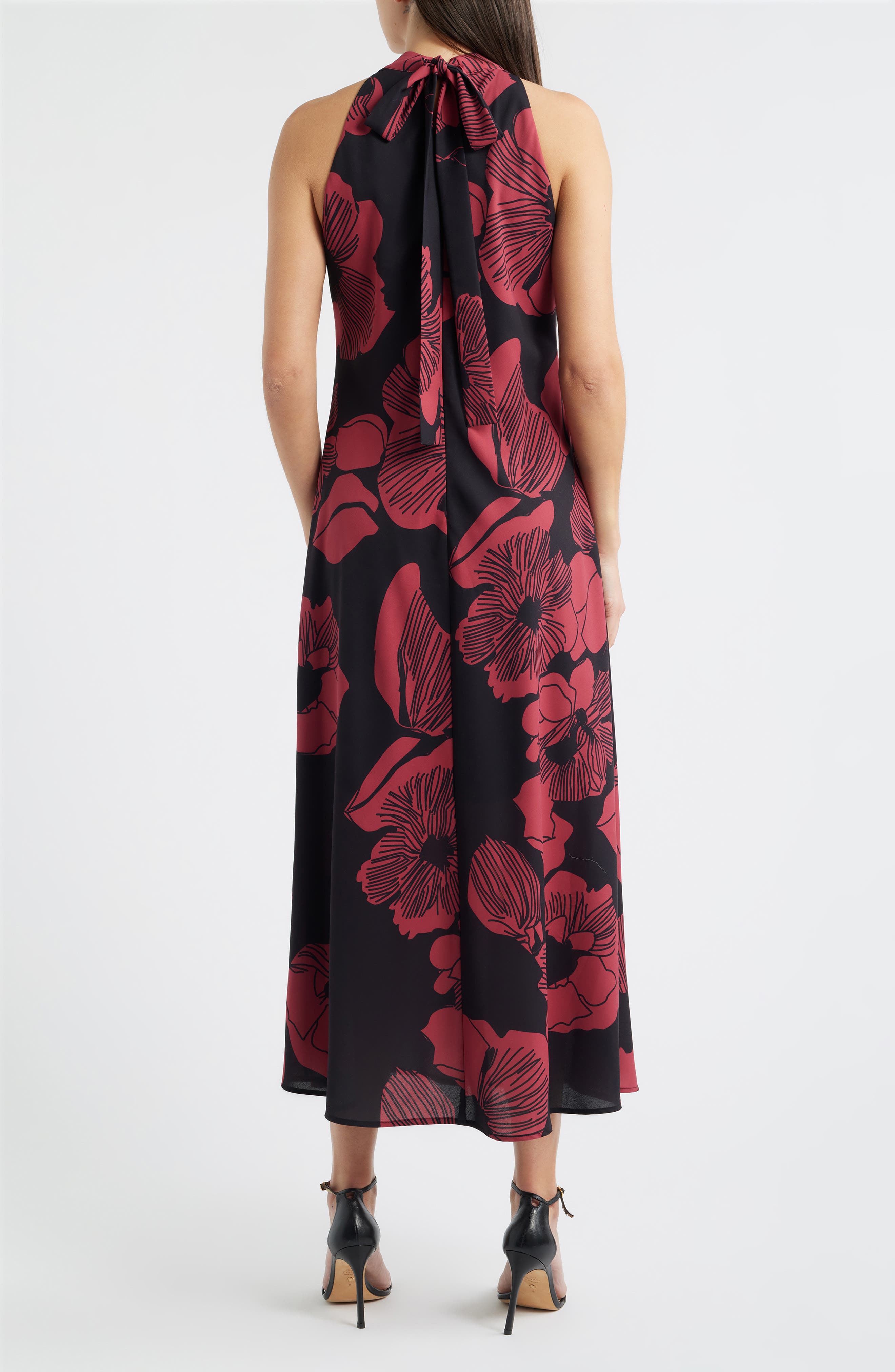 Floral Print Sleeveless Dress - image 2