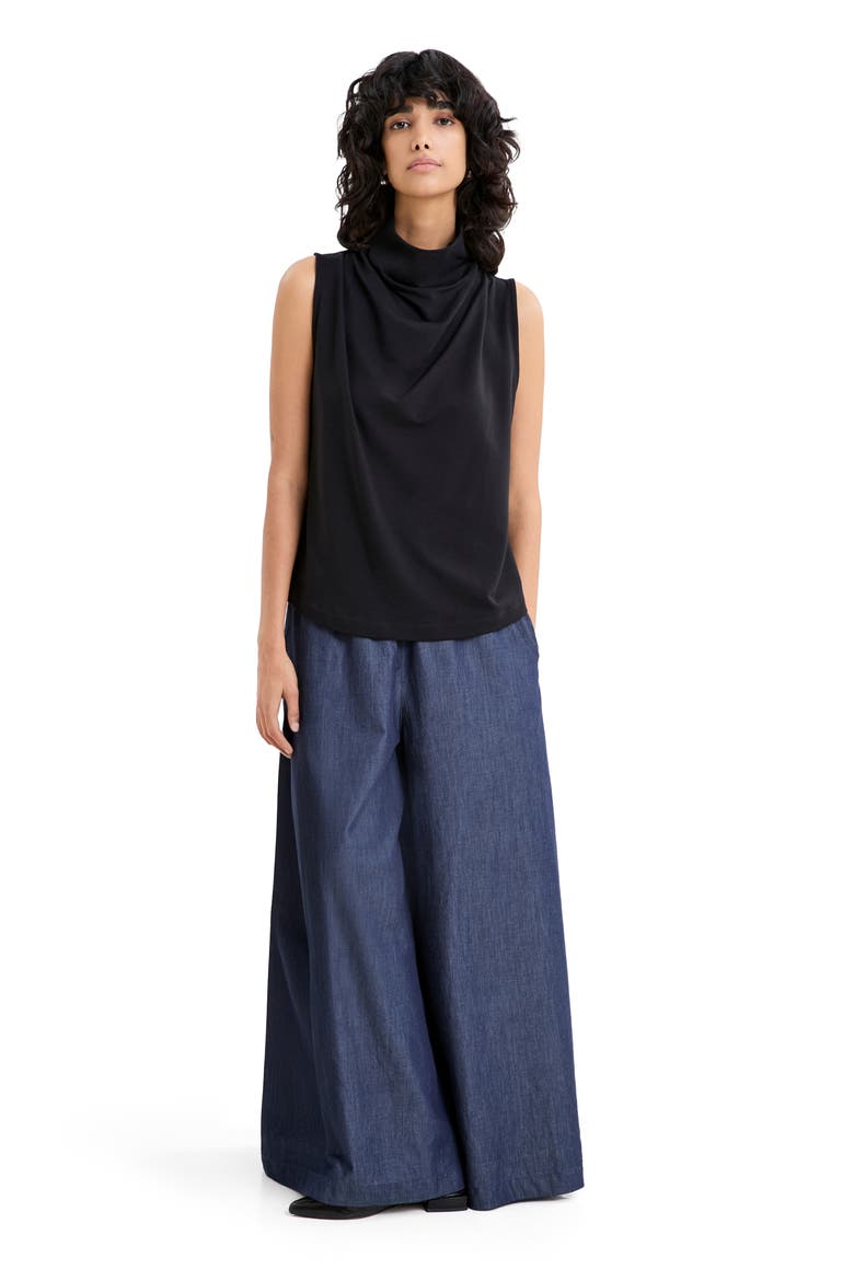 Finch Sleeveless Top, Alternate, color, BLACK