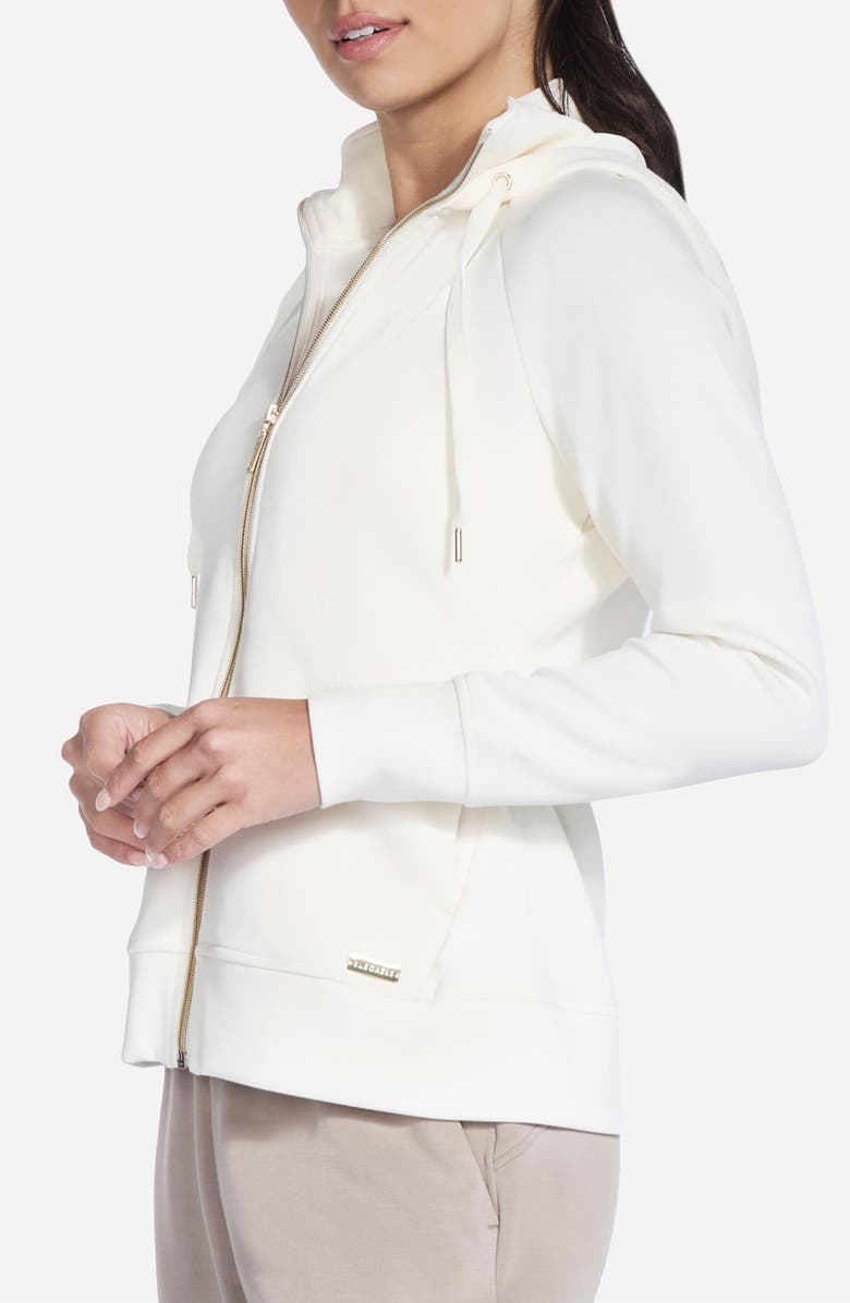 SKECHERS SKECHLUXE ELEVATE<sup>™</sup> Full Zip Hoodie, Alternate, color, Egret
