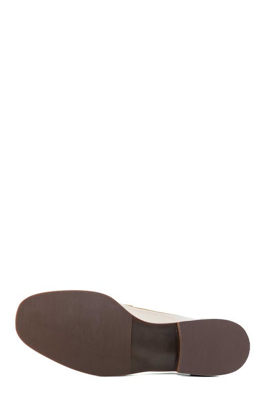 Marc Joseph New York East Village 2.0 Leather Penny Loafer, Alternate, color, Nude & Mosaic Napa