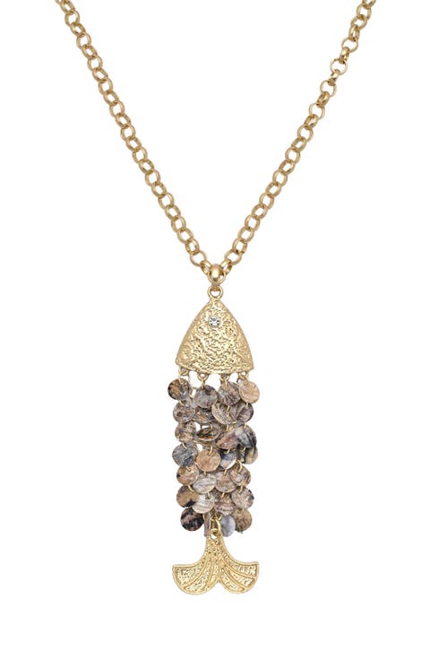 Nimba Fish Pendant Necklace