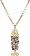 EYE CANDY LOS ANGELES Nimba Fish Pendant Necklace