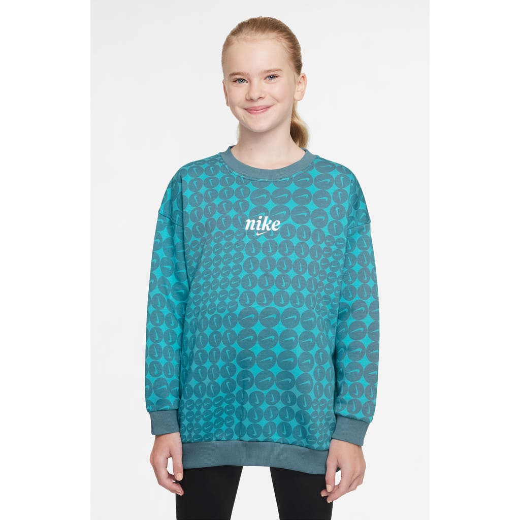 Nike Kids' Sportswear Club Fleece Oversize Crewneck Sweatshirt
