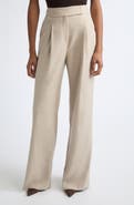Veronica Beard Holt High Waist Wide Leg Pants