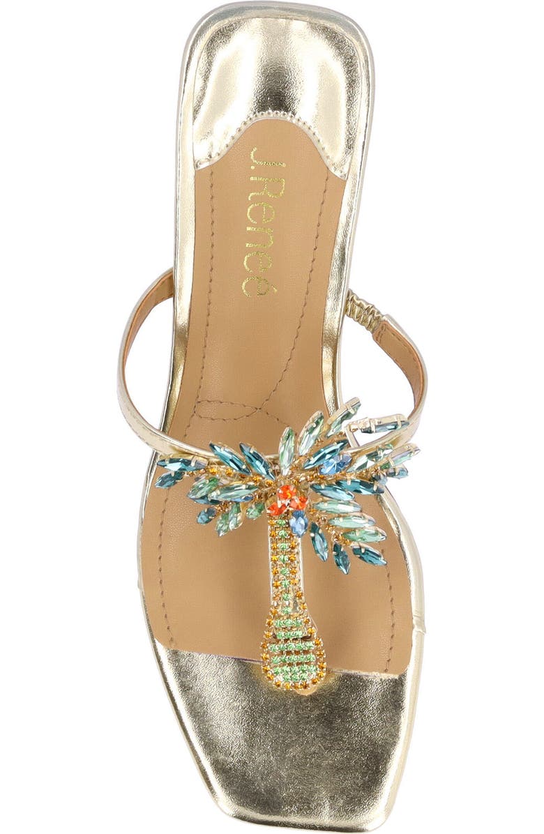 J. Reneé Palmy T-Strap Sandal, Alternate, color, Gold