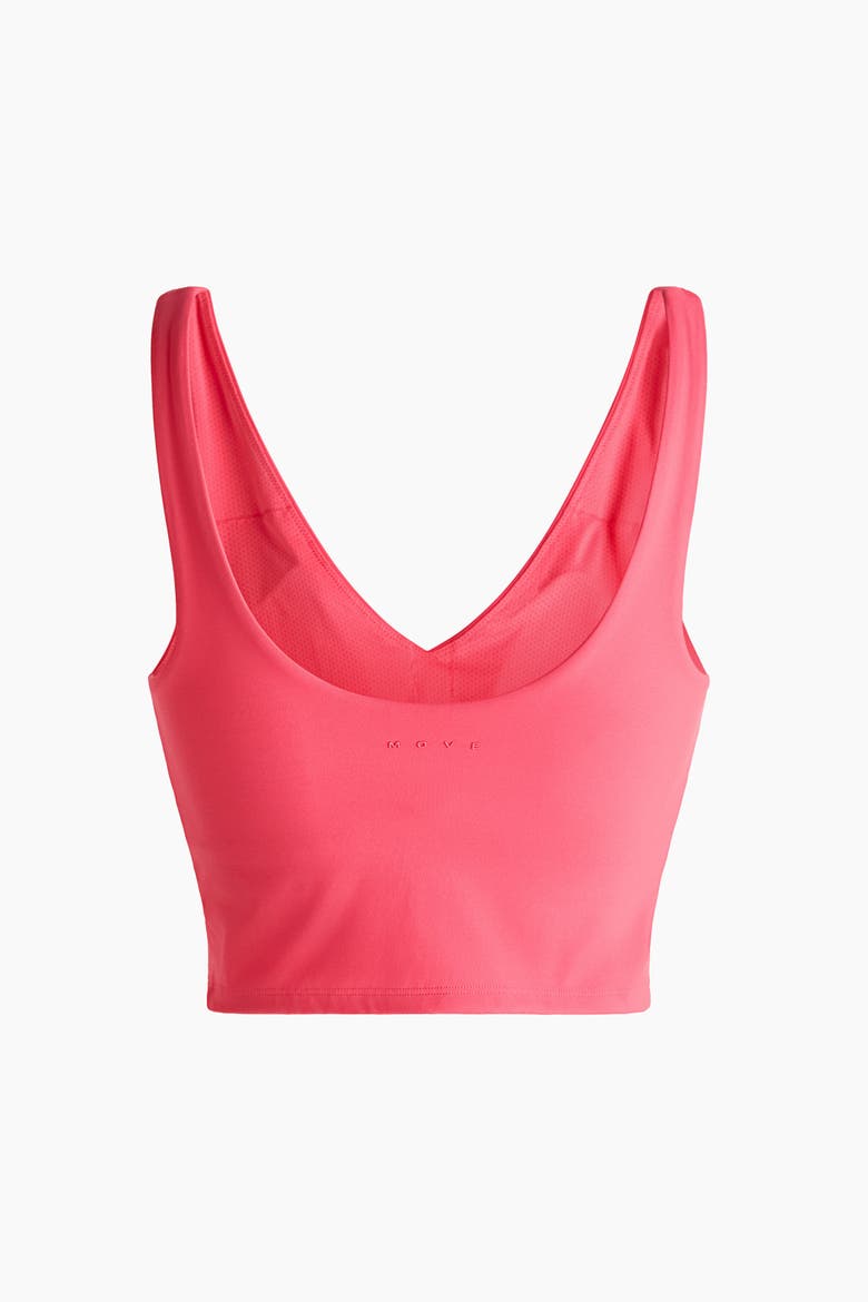Integral-bra Sports Top With Sculptmove, Alternate, color, Watermelon