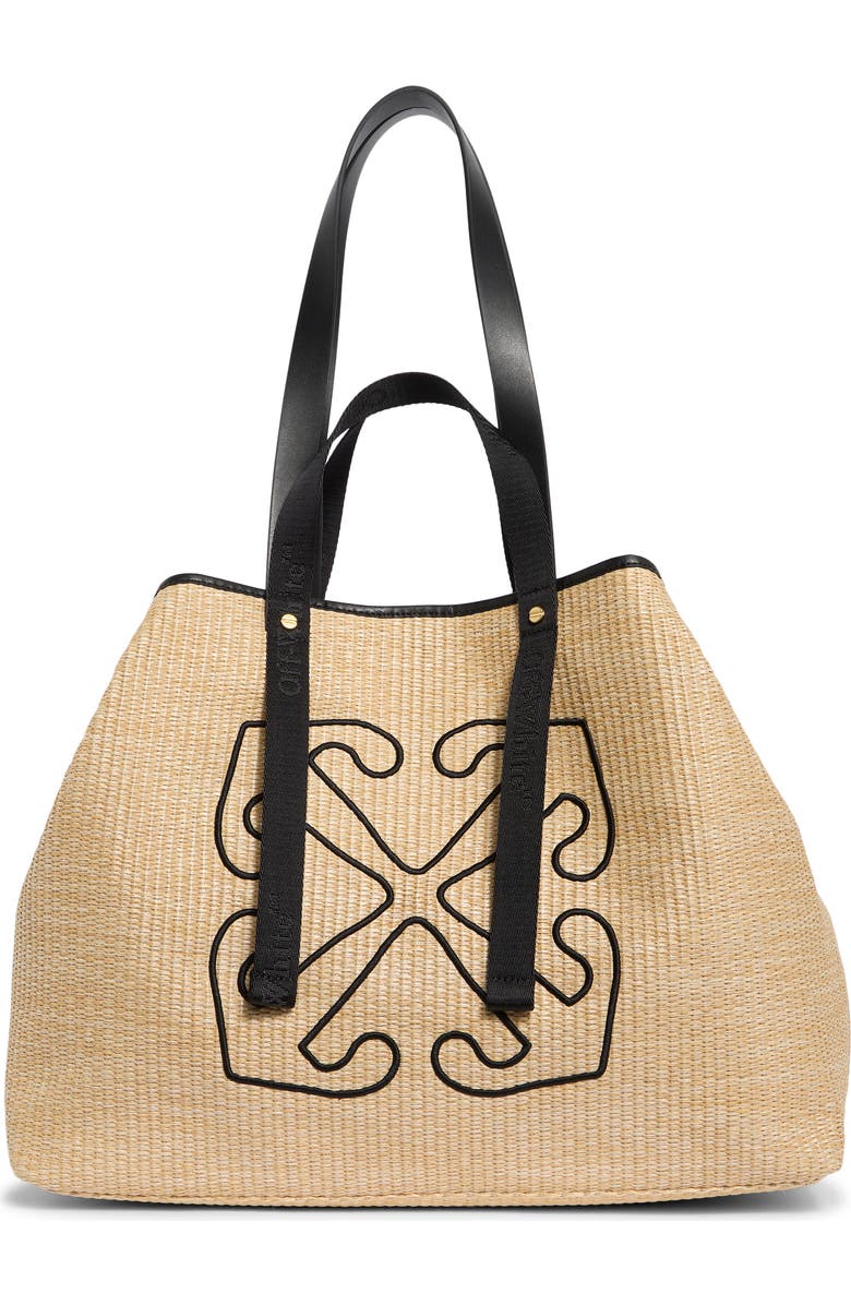 Off-White Classic Day Off Large Tote Bag, Main, color, Natural