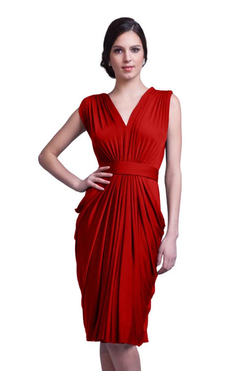 Pia Gladys Perey Allana In Red