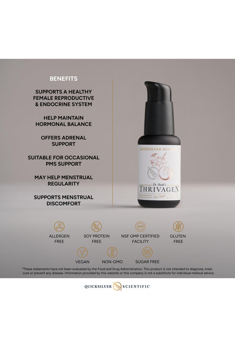 Thrivagen Adaptogenic Shatavari and Maca Root Supplement, Alternate, color, None