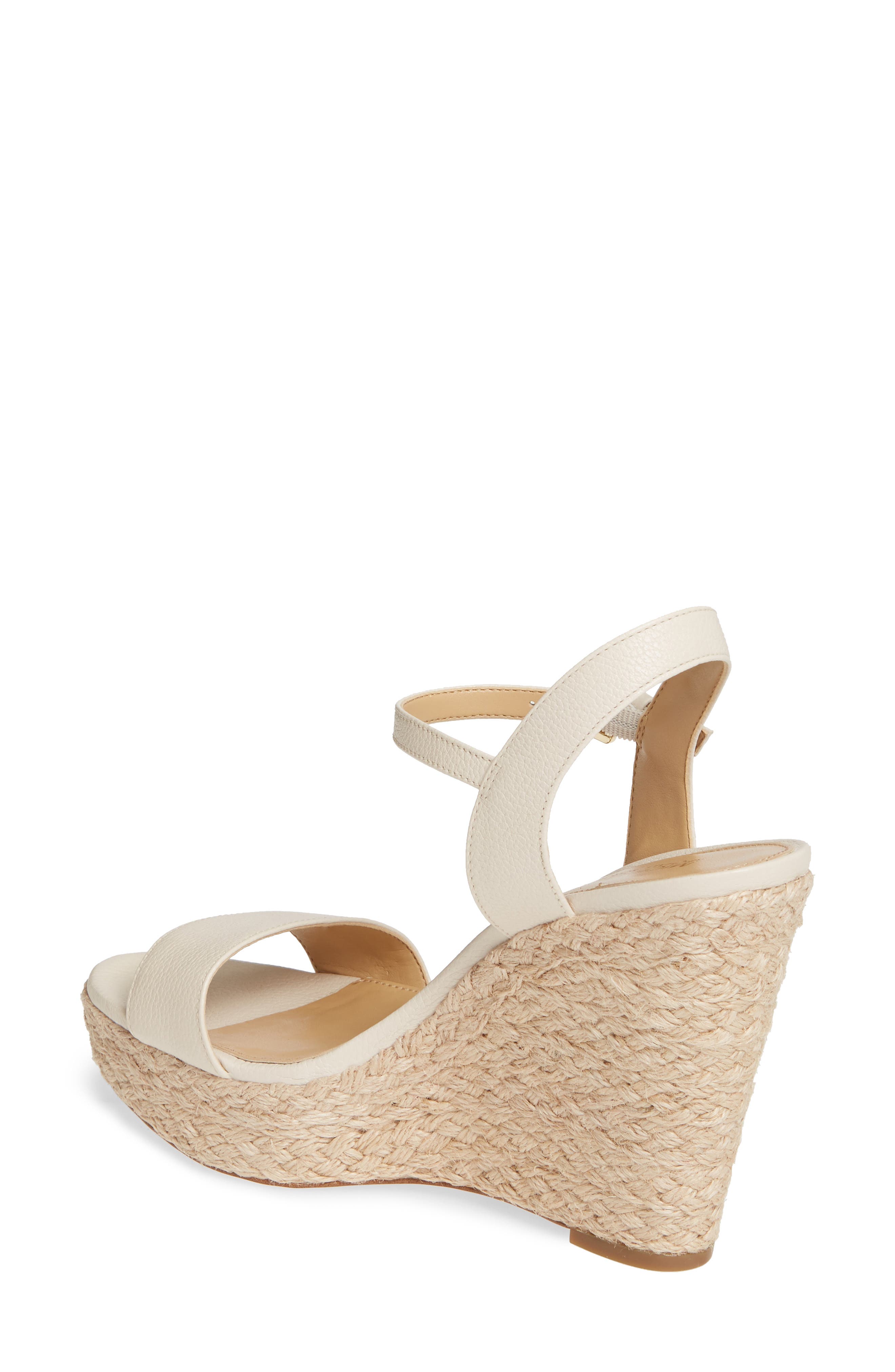 Jill Platform Wedge, Alternate, color, LIGHT CREAM TUMBLED LEATHER