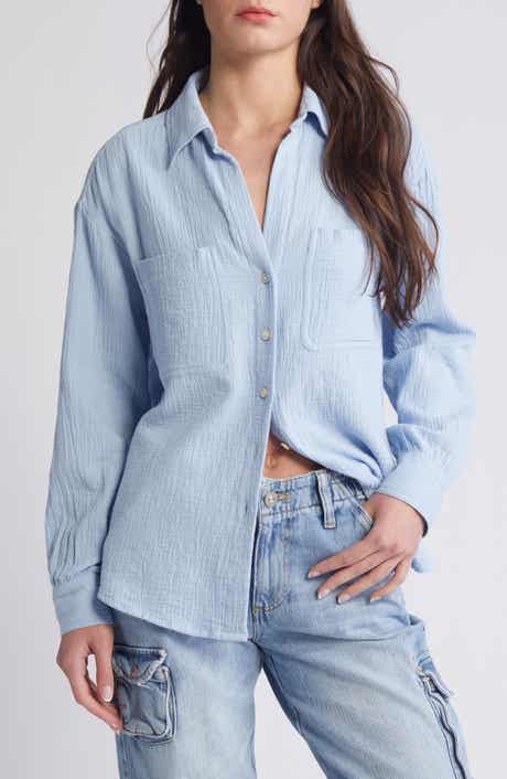 Casual Cotton Button-Up Shirt