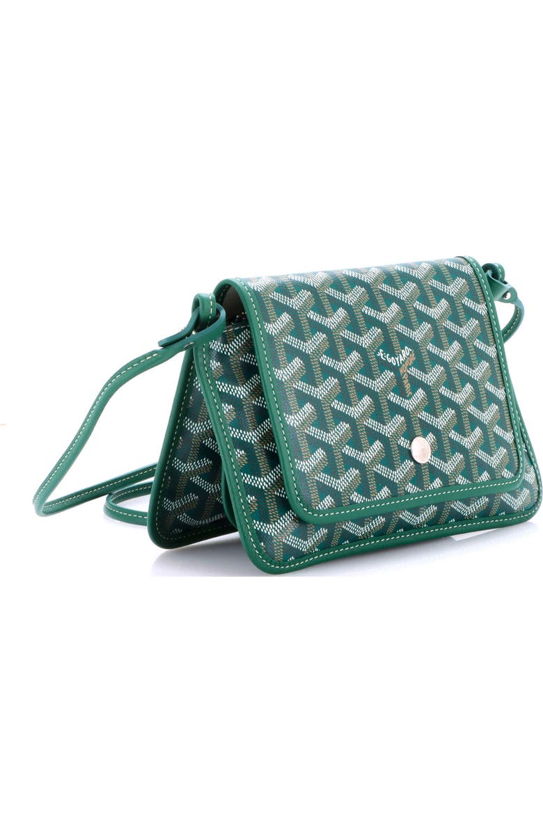 Pre-Owned Goyard Plumet Clutch Wallet Coated Canvas, Alternate, color, Green