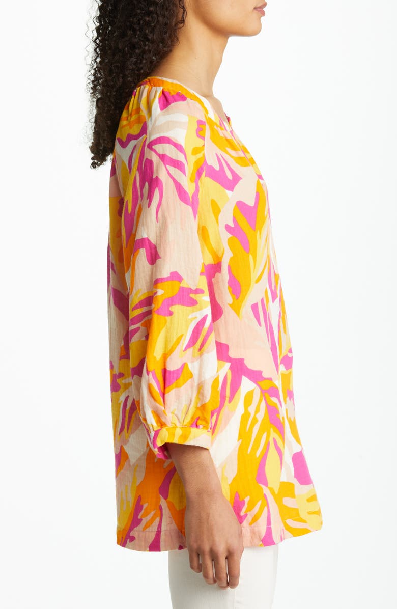 Sanctuary Island Print Gauze Tunic, Alternate, color,