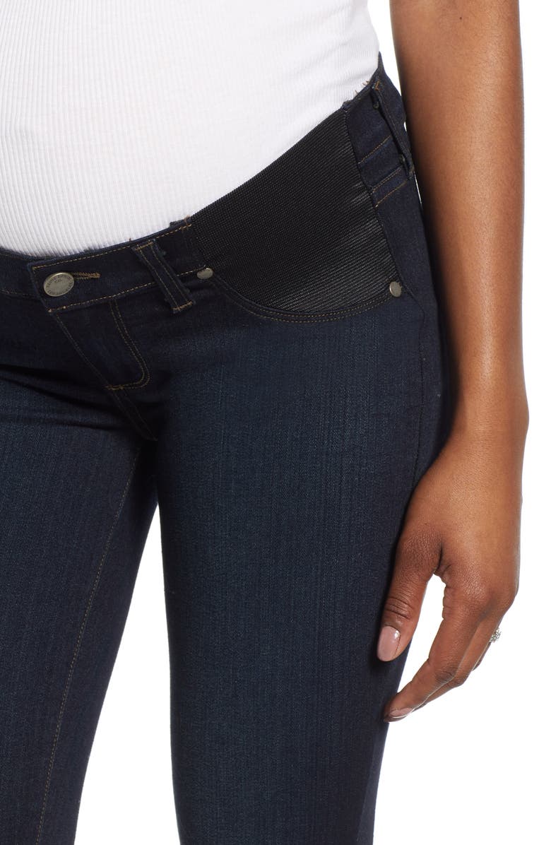 PAIGE Transcend - Verdugo Ankle Skinny Maternity Jeans, Alternate, color,