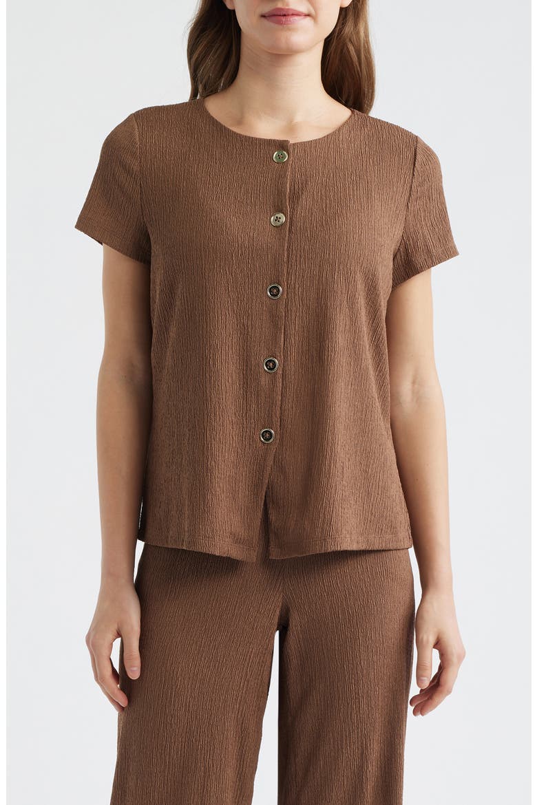 Texture Front Button Top, Main, color, MUSHROOM