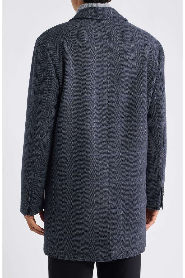 Tyson Wool & Cashmere Coat, Alternate, color, NAVY
