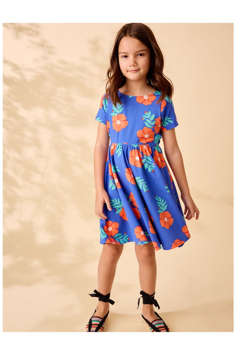 Twist Back Ballet Dress, Alternate, color, Rock Rose