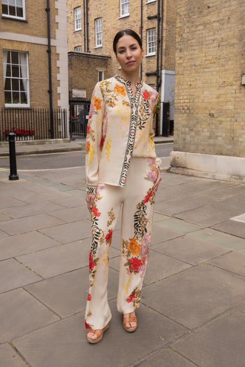 Raishma Nancy Cream Trousers In Neutral