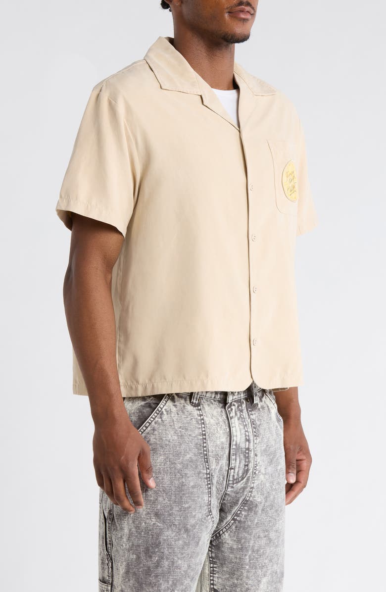 HONOR THE GIFT Brushed Camp Shirt, Alternate, color, Sand