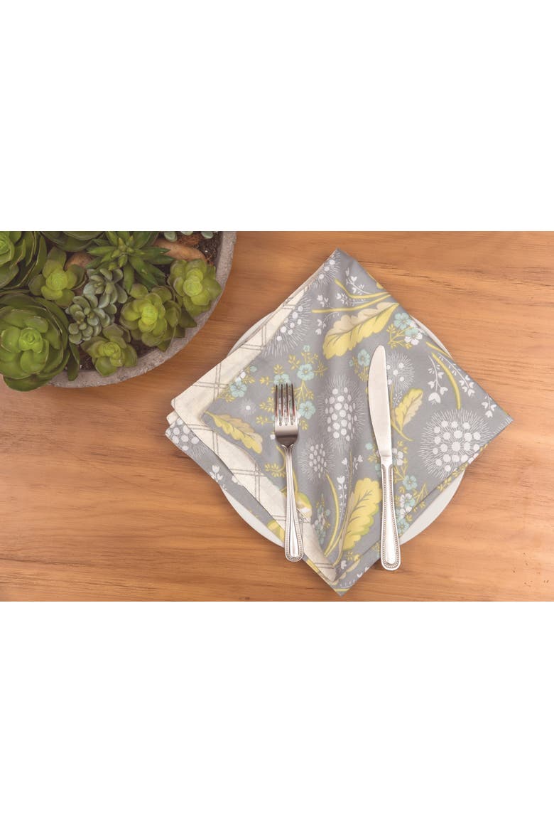 Dandelion Court Napkin, Alternate, color, Blue