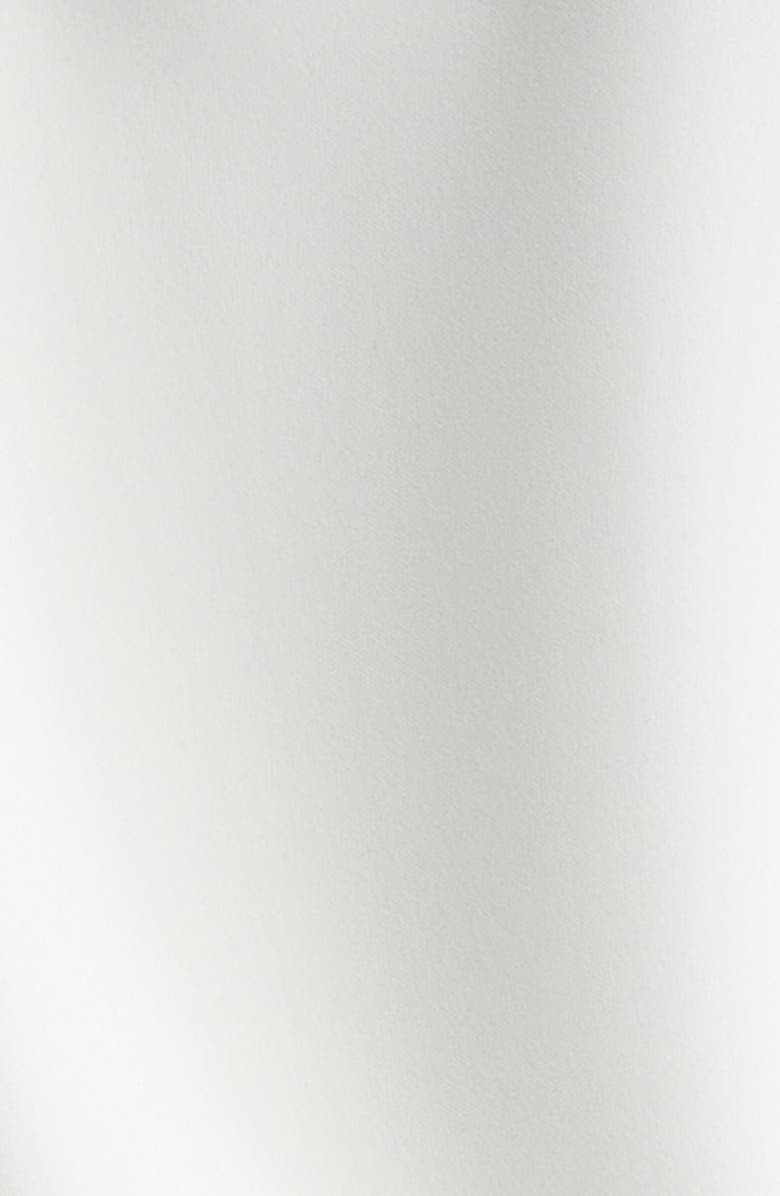 AMIRI Logo Embroidered Camp Shirt, Alternate, color, Alabaster