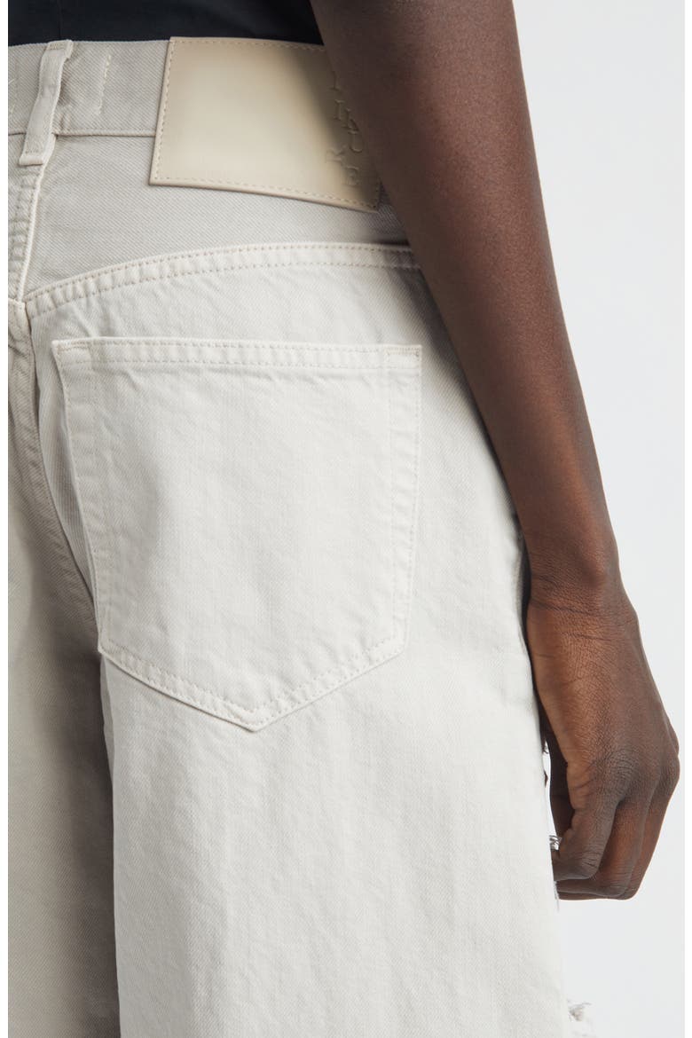Bonnie Destroyed Wide Leg Jeans, Alternate, color, ICE GREY