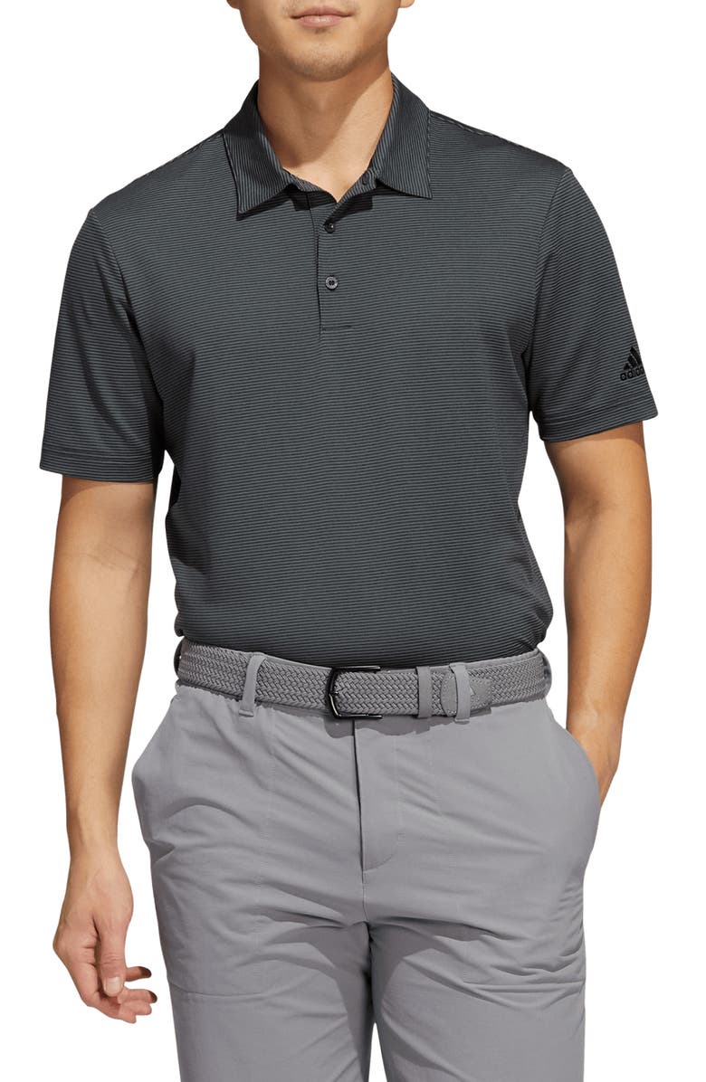 adidas Golf Otman Stripe Stretch Golf Polo, Main, color,